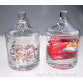 customized variety of glass jar for candy